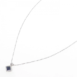 K18WG Sapphire Necklace 0.20CT - Hàng hiệu Authentic 857707