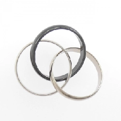 Nhẫn Cartier Trinity Đen & Trắng - Hàng hiệu Chính hãng 836371