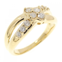 Nhẫn kim cương K18YG 0.30CT - Hàng hiệu Chính hãng