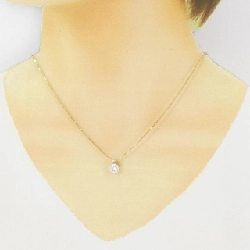 K18YG Solitaire Dây chuyền kim cương 1.009CT - Hàng hiệu Authentic 866594