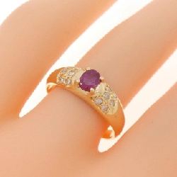 Nhẫn Ruby K18YG - Hàng hiệu Chính hãng 851030