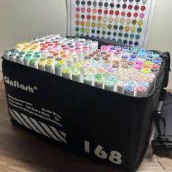 Bút marker hai đầu Ginflash 168 màu 717588