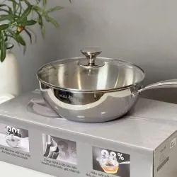 Chảo inox 304 nguyên khối lòng sâu Kalite KWP2601 799212