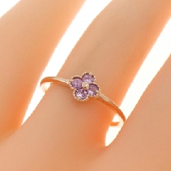 Nhẫn Sapphire Hoa K10PG - Hàng hiệu Authentic 852961