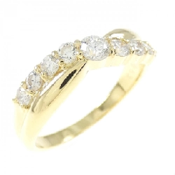 Nhẫn kim cương K18YG 0.53CT