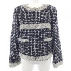 【Khuyến mãi】Áo khoác không cổ CHANEL