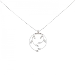 Dây chuyền kim cương 18KWG/K18WG 0.15CT - Hàng hiệu Authentic