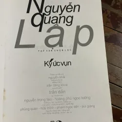 Nguyễn Quang Lập - Ký ức vụn - Lê Đạt - Trần Dần- Bùi Giáng -Phùng quán-- BNT 601549