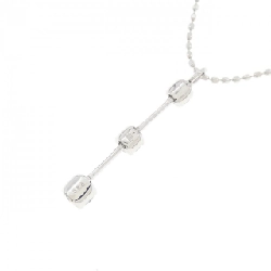 K18WG Dây chuyền kim cương ba viên 0.30CT - Hàng hiệu Chính hãng 863296