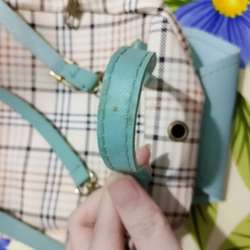 Ba Lô Kẻ Sọc Dây Da Mini Đeo Chéo 502529