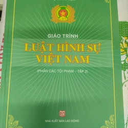 Combo full 3 cuốn giáo trình luật hình sự việt nam. Tập 1+2+ phần chung 278915