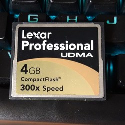 Lexar Professional 4GB Compact Flash (CF) Flash Card Model CF4GB/300x 148356