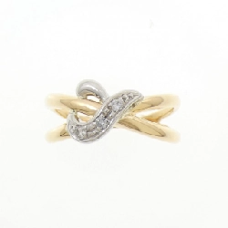 Nhẫn kim cương K18YG/PT900 0.05CT - Hàng hiệu Authentic 854918