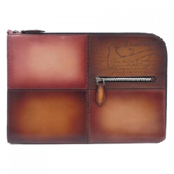 Berluti ニノTGMスクリットレザークラッチ BAG - Hàng hiệu Authentic