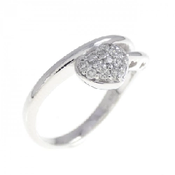 Nhẫn kim cương hình trái tim Ponte Vecchio 0.11CT - Hàng hiệu Authentic