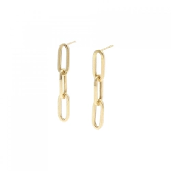 K18YG Bông tai - Hàng hiệu Chính hãng 870160