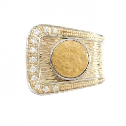 Nhẫn kim cương K18YG/K10YG/PT900 0.15CT - Hàng hiệu Authentic 846763