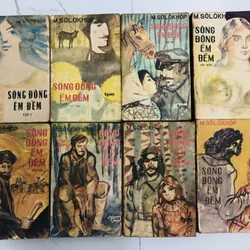 Sông Đông êm đềm - trọn bộ 8 tập, bìa gáy tốt, tranh bìa của Sỹ Ngọc, Nguyễn Thuỵ Ứng dịch 674004