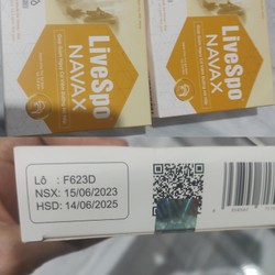 Live Spo Navax (hộp 5ốngx5ml) dd vệ sinh tai mũi họng cho trẻ em với 3 tỷ bào tử lợi khuẩn 184758