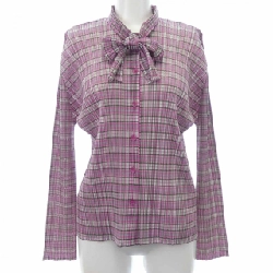 【Cổ điển】Pleats Please 2005 Kiểu kẻ sọc PP51-JJ653 7560036 Áo sơ mi