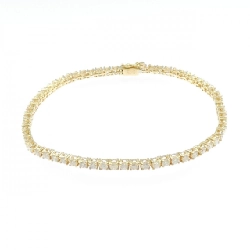 K18YG Vòng tay kim cương 3.40CT - Hàng hiệu Chính hãng 877775