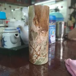 Bình hoa đá Pakistan vân đẹp, bóng sang trọng 693050