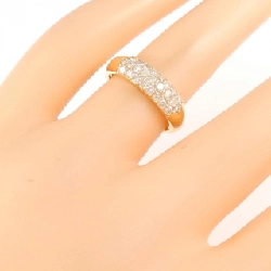 Nhẫn kim cương Pavé K18YG 0.50CT 671709