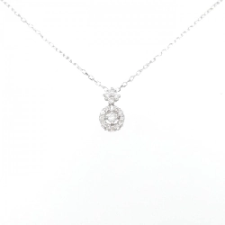 K18WG Dây chuyền kim cương 0.13CT - Hàng hiệu Chính hãng