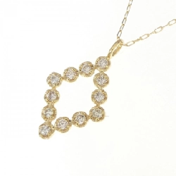 K18YG Dây chuyền kim cương 0.10CT - Hàng hiệu Chính hãng 859701