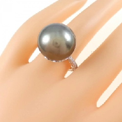 Nhẫn ngọc trai đen 750WG 16.2mm 672557