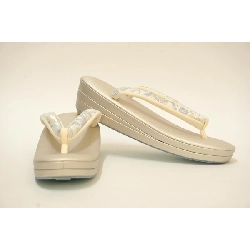 Bộ túi và dép zori màu trắng - Hàng hiệu Authentic 878244