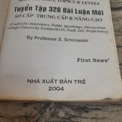 326 bài luận tiếng Anh cơ bản đến nâng cao mọi lĩnh vực. Soạn bởi Giáo sư S. SRINIVASAN 695459