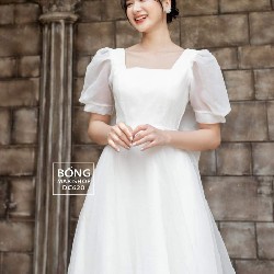 Váy đi bàn Bống Maxi size M-L mới 90% - chỉ mặc tiệc khoảng 2h - tặng cài đầu, không có nơ lưng 9929