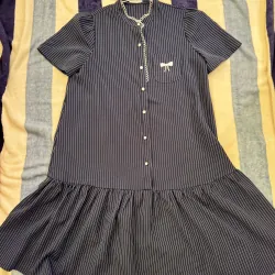 Đầm bầu may thiết kế. Size 46-65kg, mặc dài qua gối. 776831