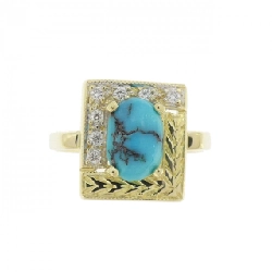 Nhẫn Turquoise 18KYG/18KWG 666126