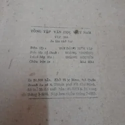 Tổng tập Văn học Việt Nam tập 30A. NXB Khoa học Xã Hội HN 1985 728643
