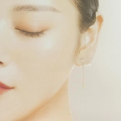 K18YG Bông tai kim cương 0.20CT - Hàng hiệu Chính hãng 864872