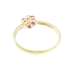 Nhẫn Ruby Hoa K18YG - Hàng hiệu Chính hãng 856149