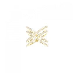 Nhẫn kim cương K18YG 0.55CT 672508