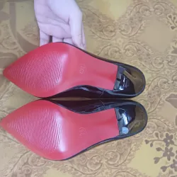 Giày Cao Gót Đen Đế Đỏ Cao 11p, Mang 1 Lần 799948