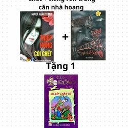 Combo 2 quyển truyện kinh dị mua 2 tặng 1 (hàng còn khá mới không bị rách nát hư gì nhé)