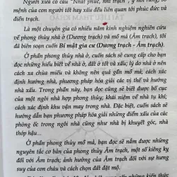BÍ MẬT GIA CƯ DƯƠNG TRẠCH - ÂM TRẠCH 759929