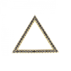 Bông tai hình tam giác Bijou de M 0.50CT một bên