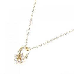 K18YG Dây chuyền kim cương 0.10CT - Hàng hiệu Chính hãng 860309