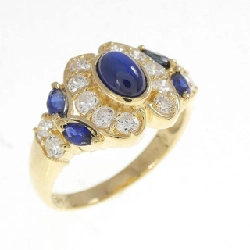 Nhẫn Sapphire K18YG 1.06CT - Hàng hiệu Chính hãng