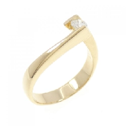 Nhẫn kim cương K18YG 0.15CT