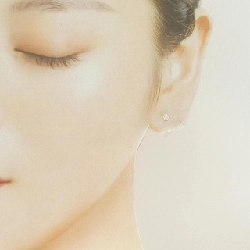 K18YG Solitaire Bông tai Kim cương 0.16CT - Hàng hiệu Chính hãng 864669