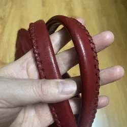 Túi tote nữ sz 37*20*10 da thật đan 2hand 934530