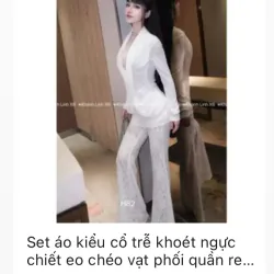 set áo cotton mix quần ren cao cấp co giãn 786009