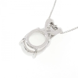 K18WG Mặt đá mặt trăng mèo mắt dây chuyền 5.14CT - Hàng hiệu Chính hãng 859245